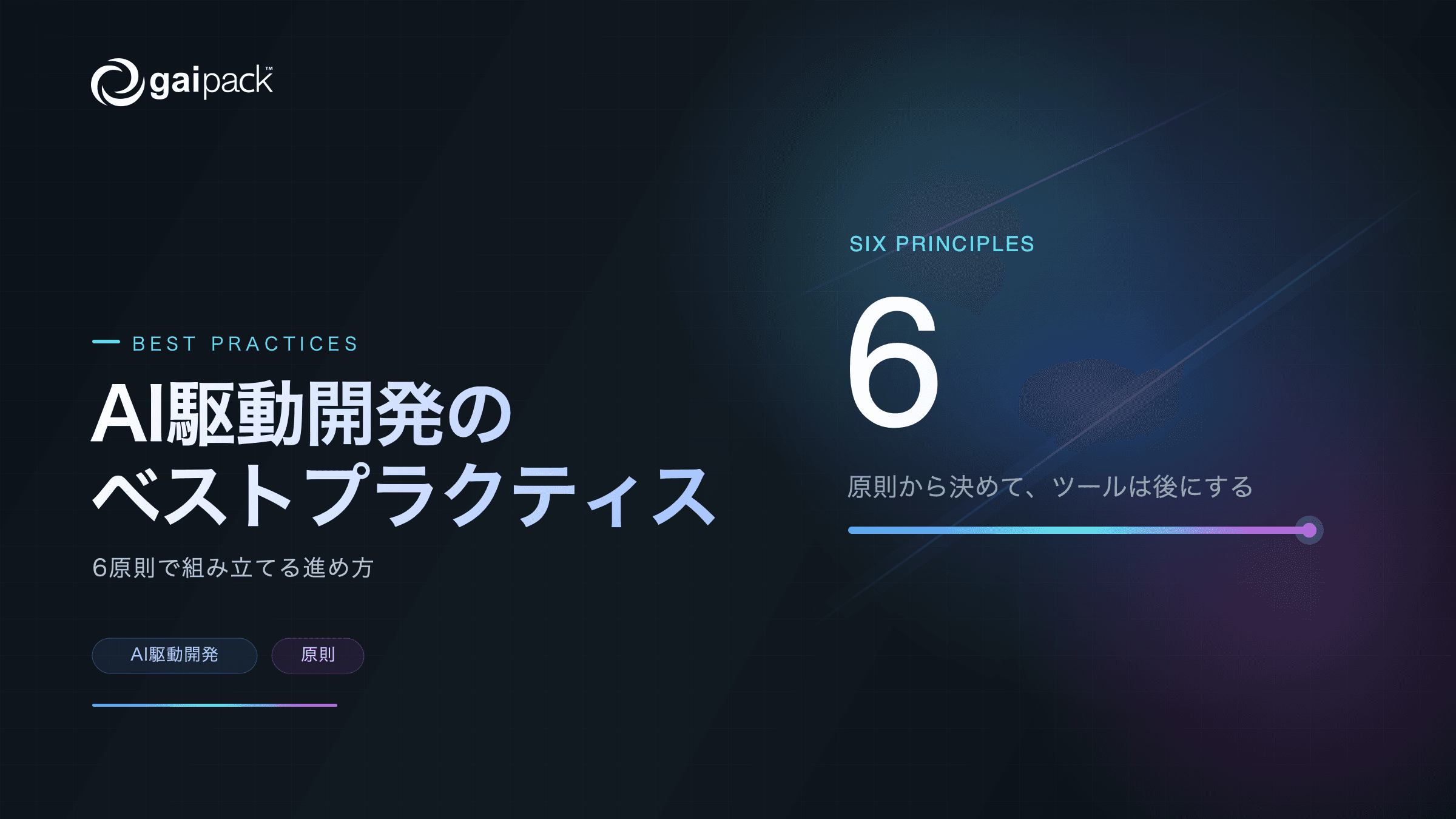 AI駆動開発のベストプラクティス6原則