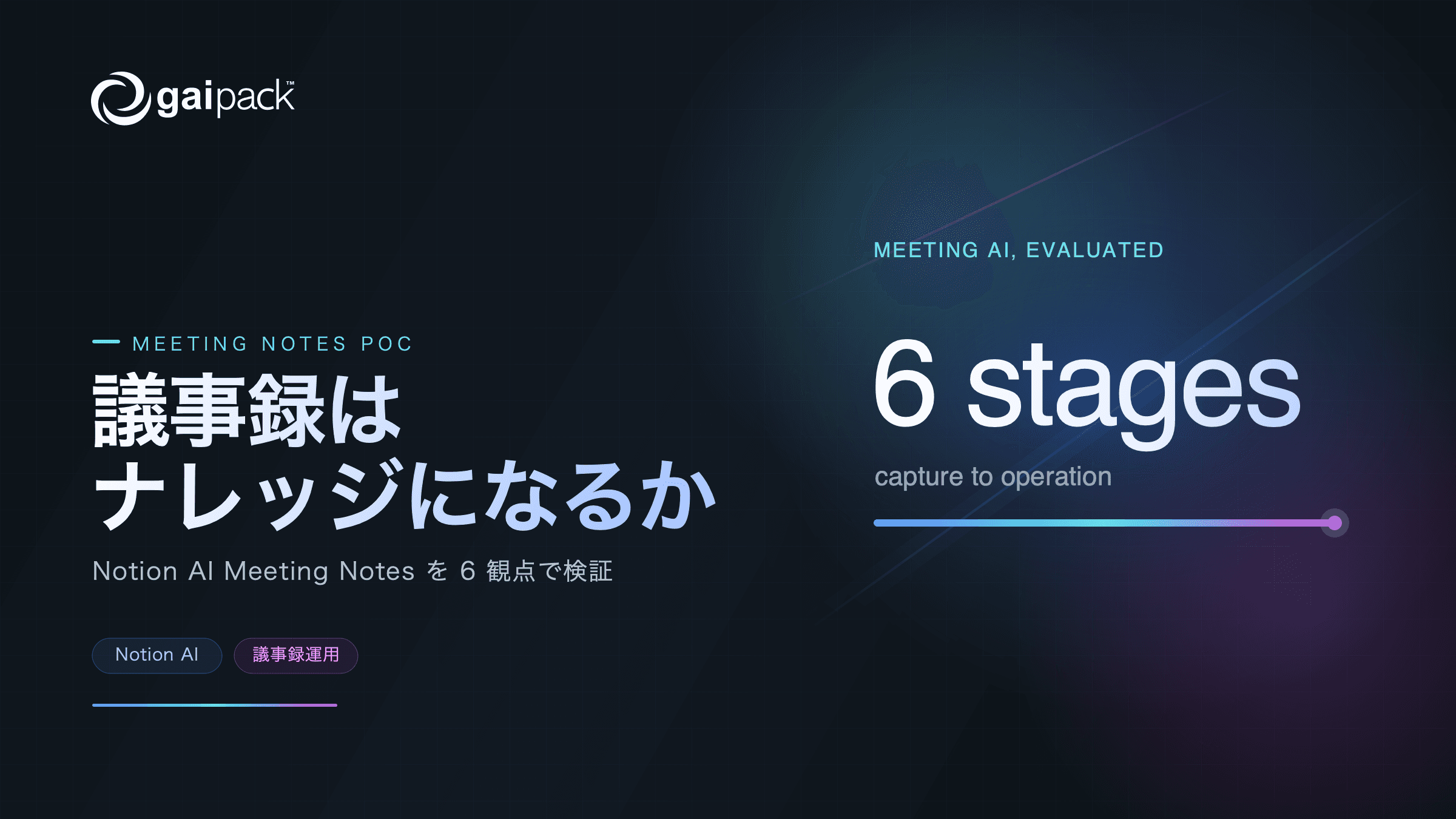 Notion AI Meeting Notes を議事録運用で検証してみた