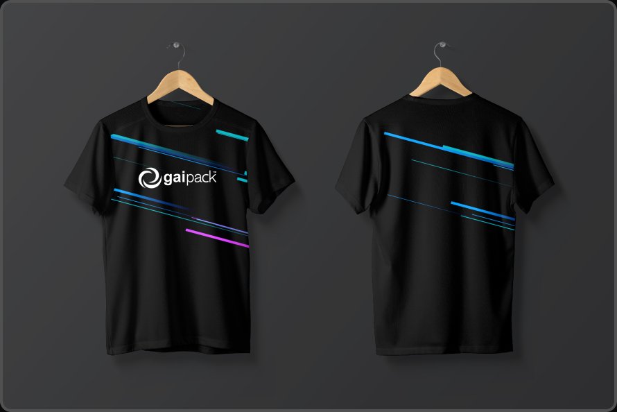 gaipack 展開イメージ: T シャツ
